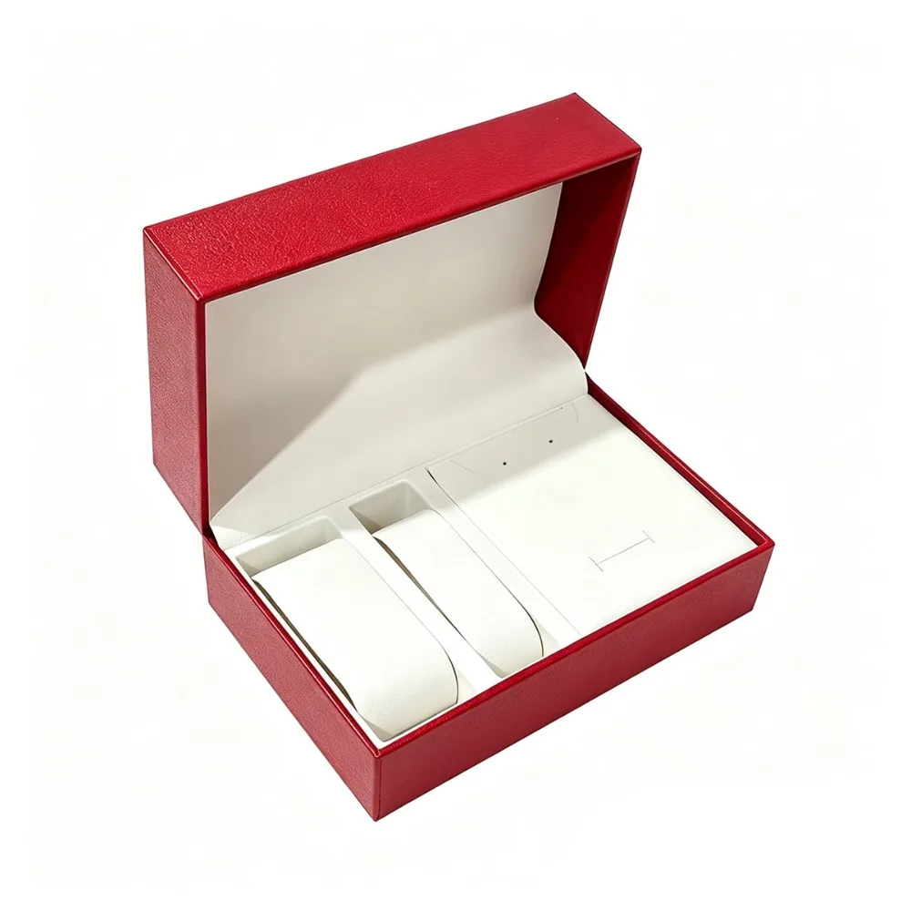 Premium Watch Jewelry Box Watches Necklace Bracelet with Soft Interior Organizer Case PU Leather Storage Display Holder