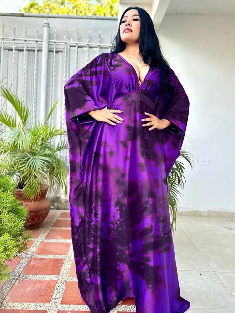 

Exclusive African traditional printed gown for coming-of-age ceremonies, luxurious chrome fabric, party-customized new model