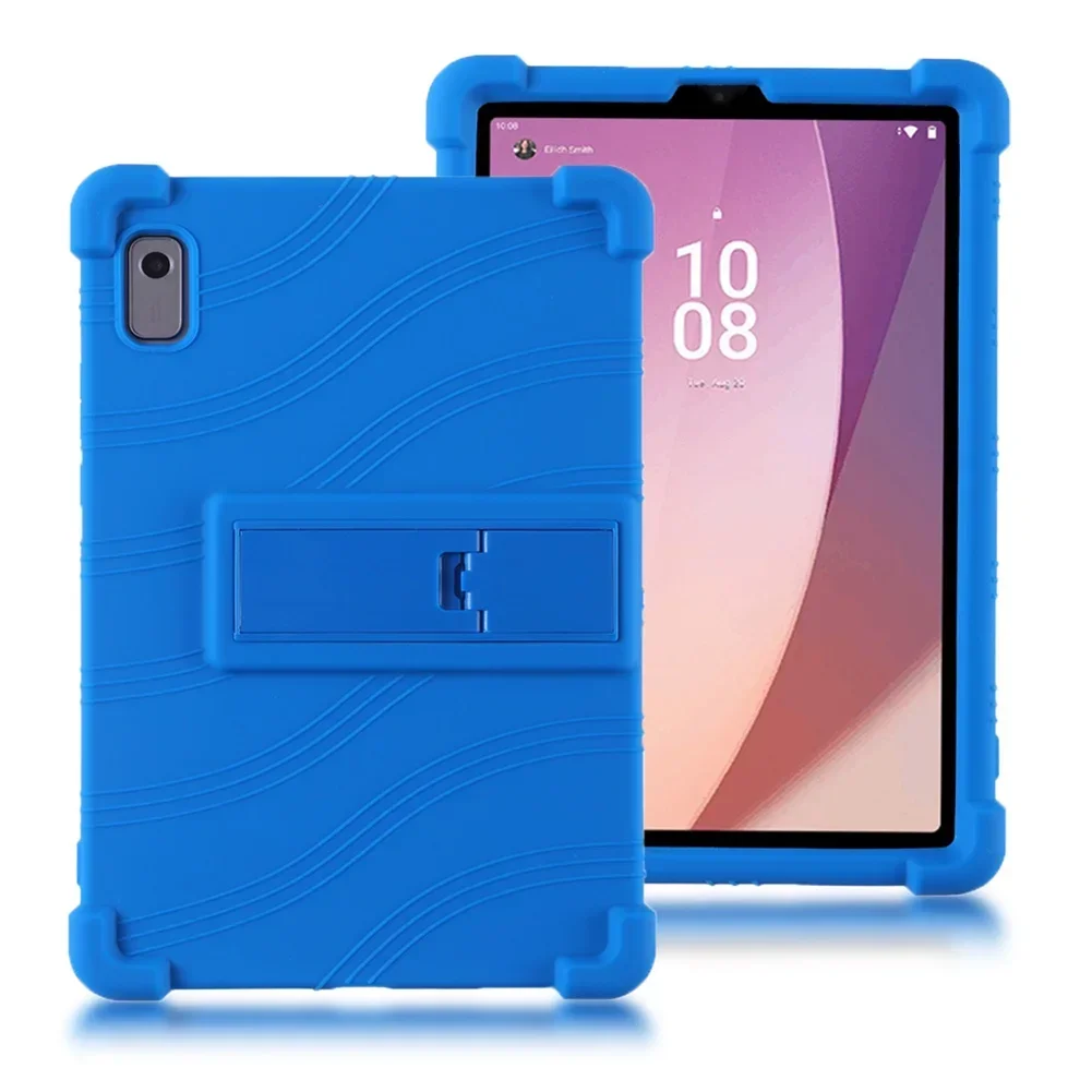 Silicon Cover Case with Rear Kickstand For Lenovo Tab M9 2022 TB-310FU TB-310XU 9" Tablet PC Protective Shell