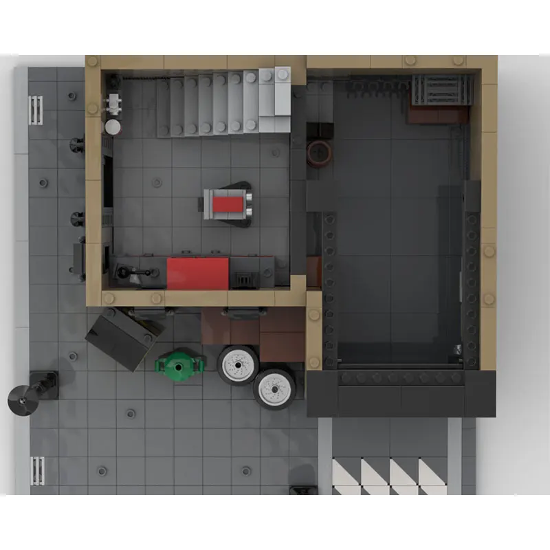 Zestaw klocków konstrukcyjnych MOC-2649 elementów, małe klocki do samodzielnego montażu, zabawka-puzzle, model, prezent, ozdoba