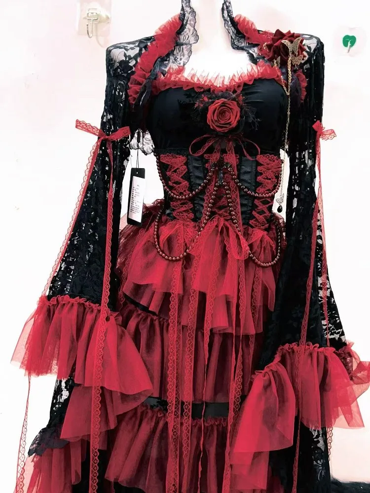 

Gothic dress with beaded dark
