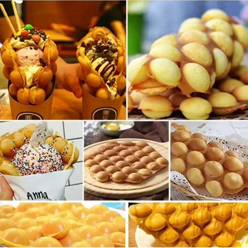 الأجهزة المنزلية التجارية آلة كعكة البيض الروتاري التدفئة الكهربائية المحلية الغاز آلة كعكة البيض آلة الخبز معدات كشك