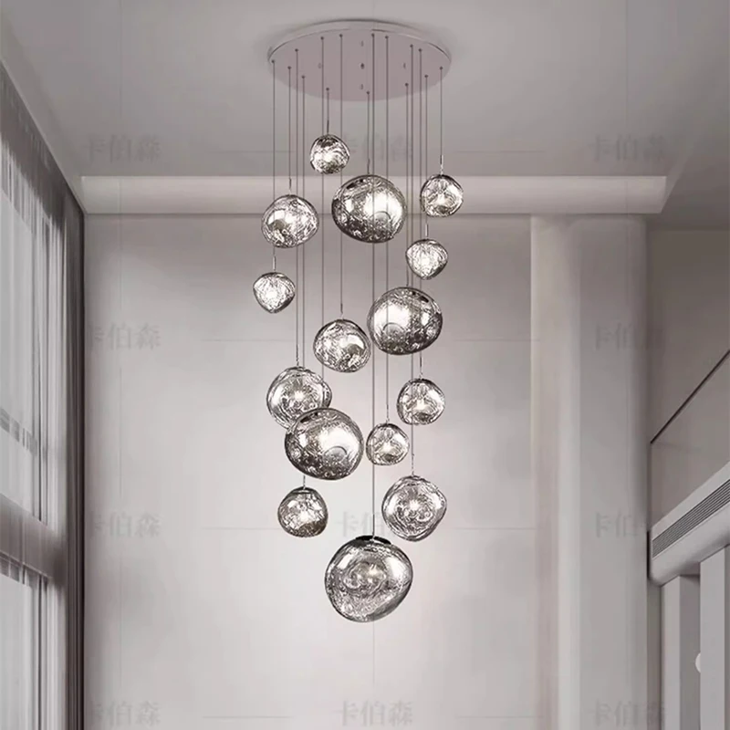 Nordic home decor dining room Pendant lamp lights indoor lighting stair lamp hanging light chandelier lamps for living room