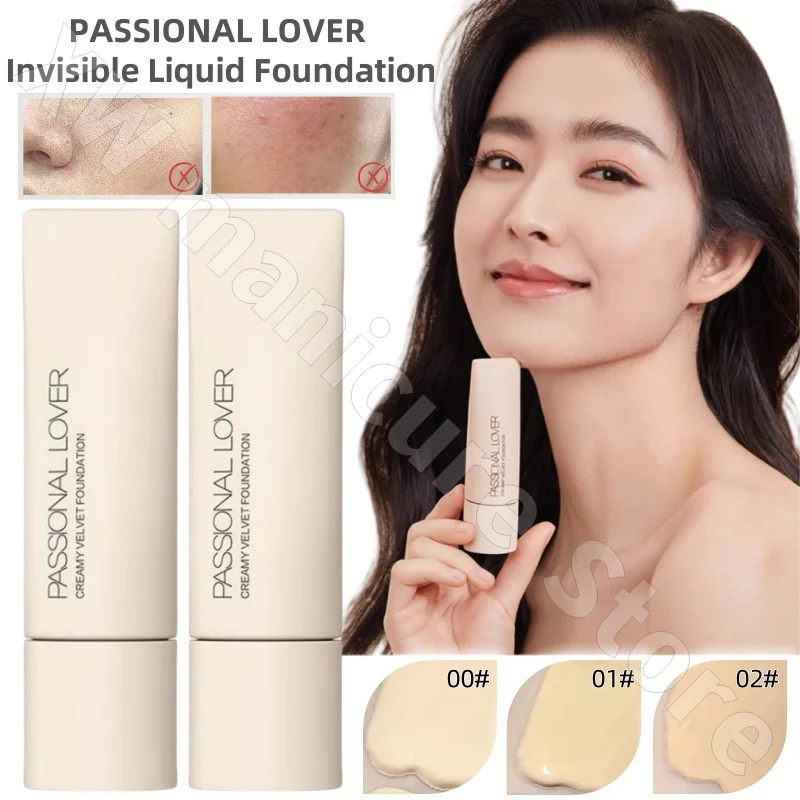Lianhuo PL Liquid Foundation Concealer Brightening Oil Mixed Leather Light and Thin Long-lasting and Never Taking Off Makeup 30g