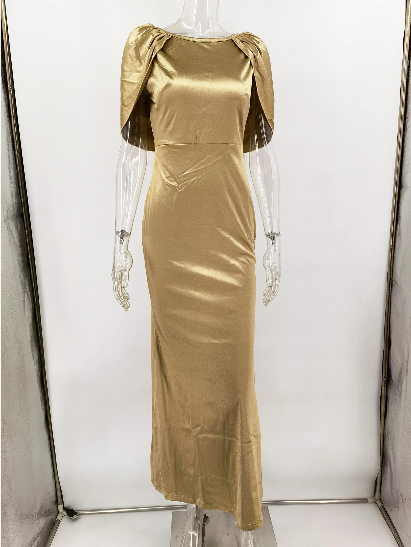 Sexy backless maxi satin summer dress women elegant birthday party long dresses 2025 woman bodycon prom evening dresses vestidos