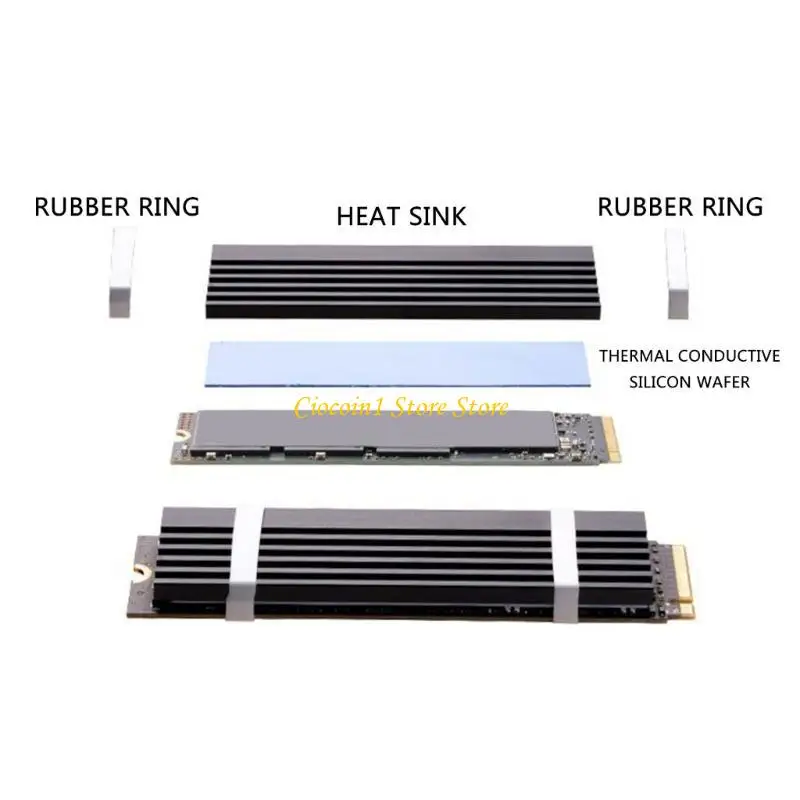 

A3PC High Performances M.2 NVMe SSD Heatsink for Enhanced Cooling and Stability