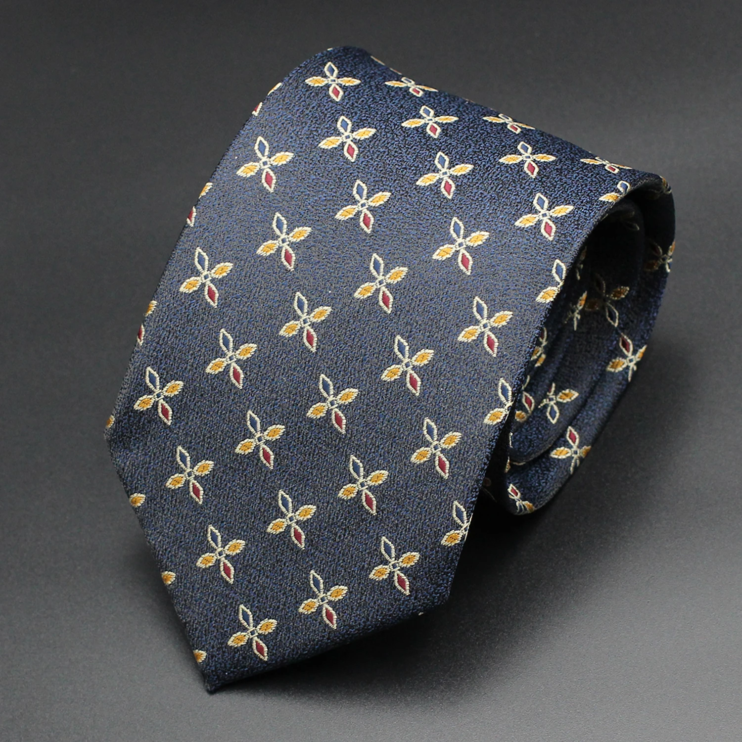 Corbatas de diseñador de lujo de alta calidad para hombre, corbata a cuadros geométrica de 8cm para negocios formales, corbatas para fiesta de boda, regalo, 2026