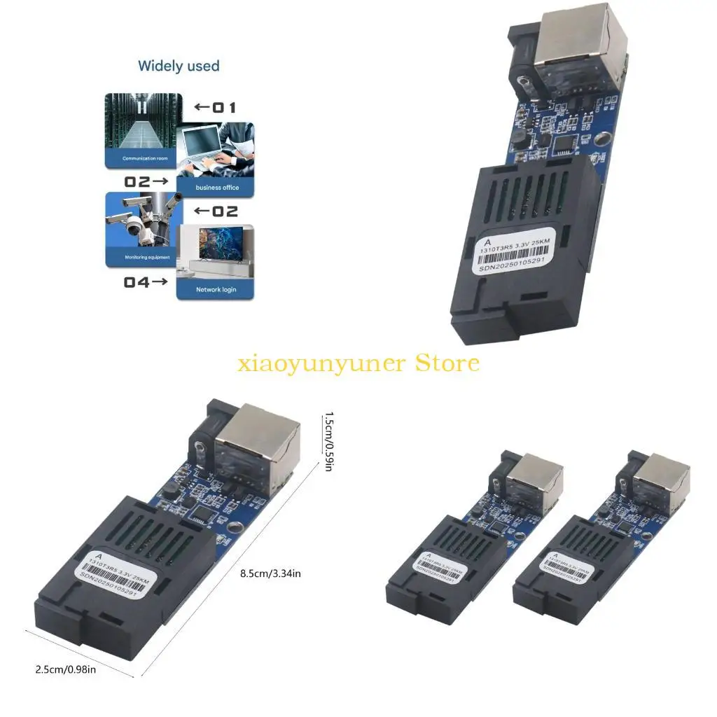 

Структура ПКБ приемопередатчика одномодового волокна быстрой скорости 20КМ П9ДЖБ для расширения сети