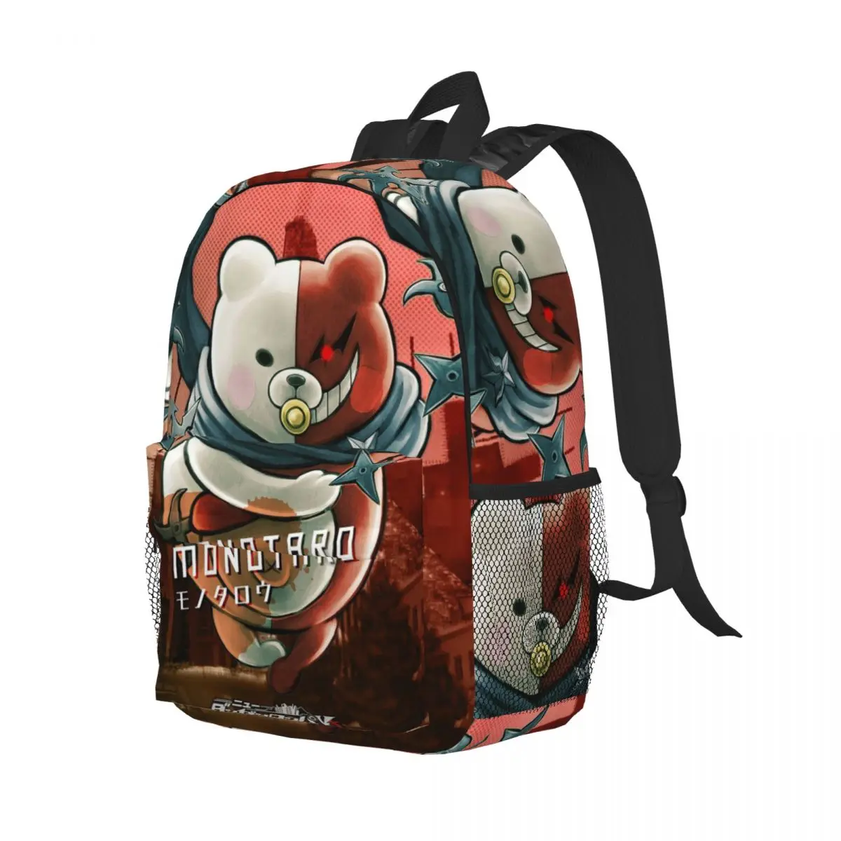 

Рюкзак с рисунком аниме Danganronpa Monokuma, студенческий рюкзак для мальчиков и девочек, детская школьная сумка, компьютерные сумки на плечо для мужчин и женщин
