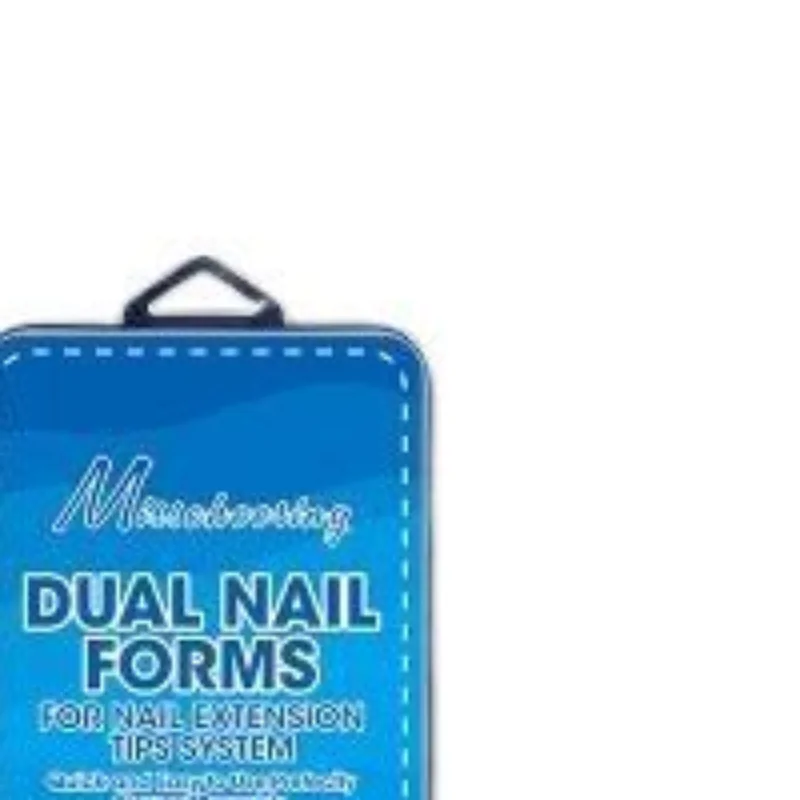75Pcs Acrylic Top Forms Dual Forms Nails Widen Quick Building UV Gel Mold Full Cover Nail Extension Forms For Poly Nail Gel