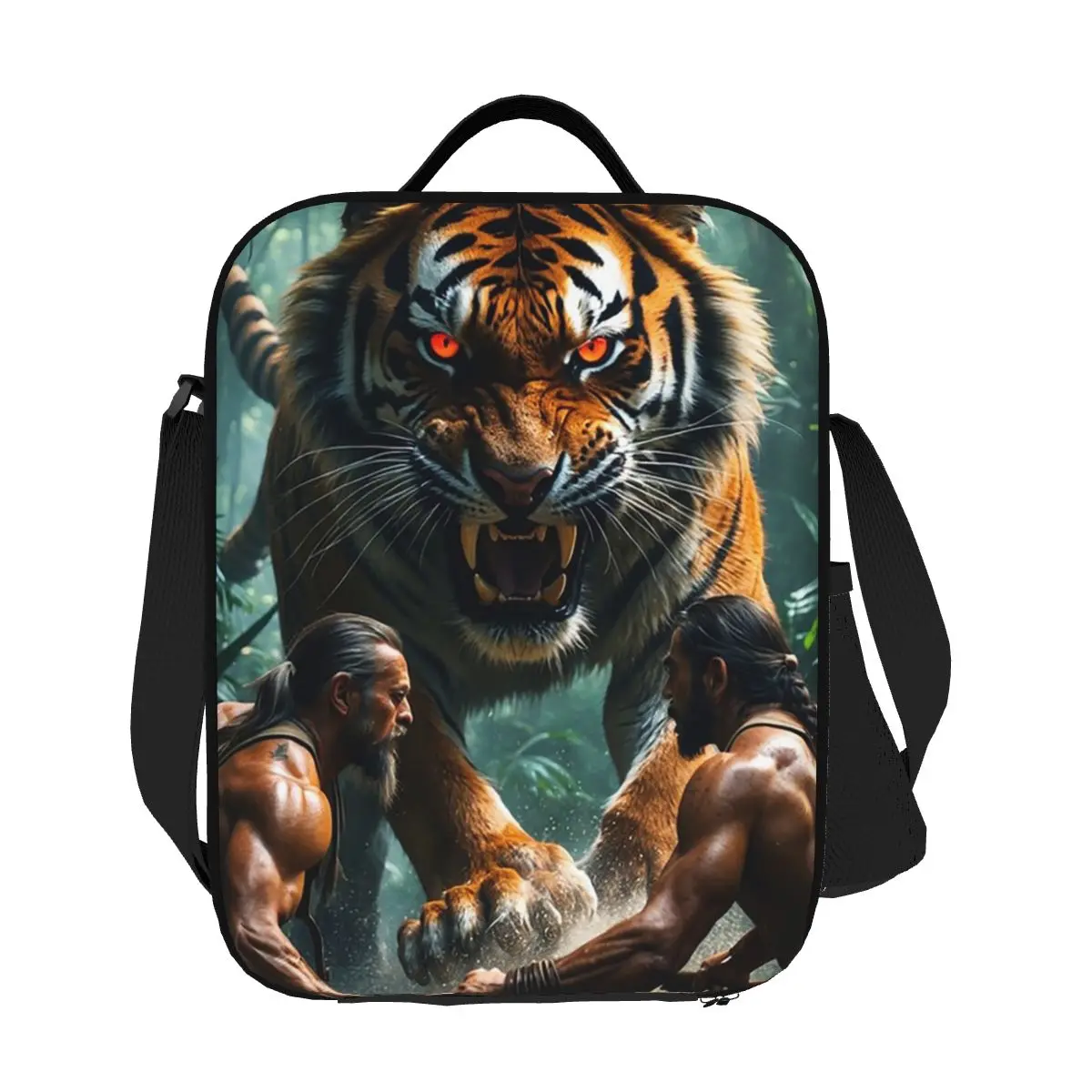 

Сумки для обеда с тигром, изолированная коробка для бенто, портативная сумка для обеда, многоразовые сумки для пикника, термосумка для женщин и детей, путешествия