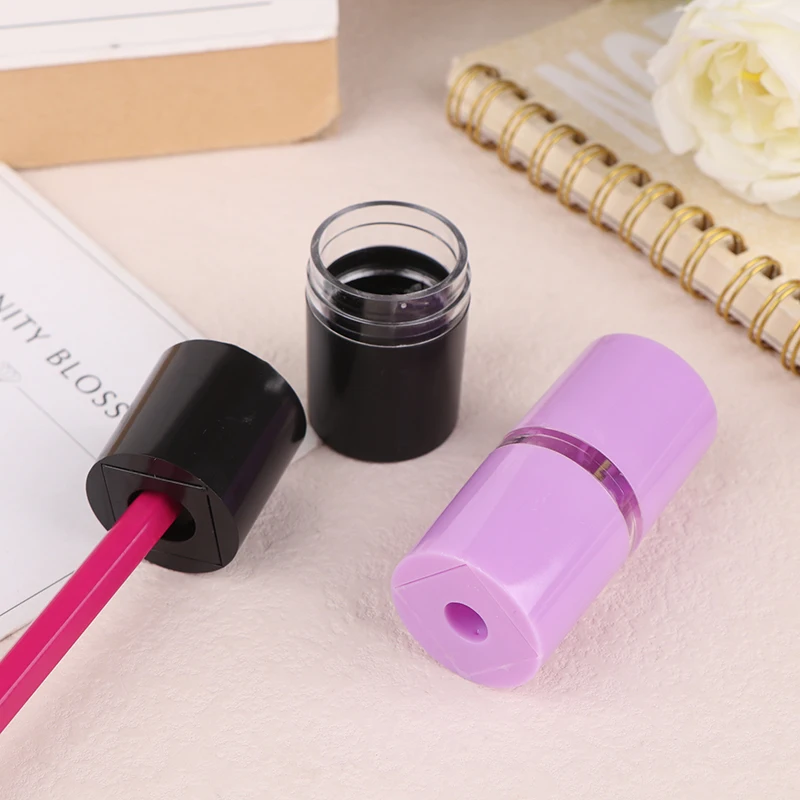 【1pcs Professional Eyebrow Pencil Sharpener Flattening Tool Knife Sharpening Drawing Line Eyebrow Pencil Sharpener Base】