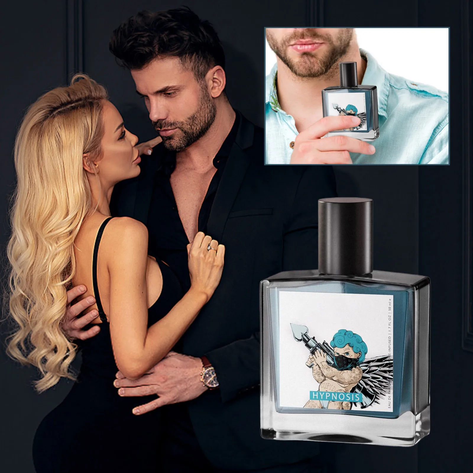 50ml Charm Toilette For Men (Pheromone-Infused) - Hypnosis Cologne Fragrances For Men