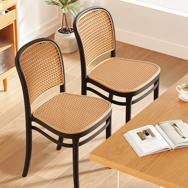 

#Cheap Stackable Cane Design Chair Furniture Modern Rattan Chair Outdoor Restaurant Cafe Bistro Dining Room Plastic Chair