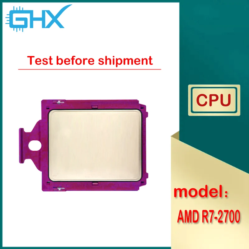 AMD Ryzen 7 2700 R7 2700 3.2GHz Eight-Core Sixteen-Thread CPU Processor L3=16M 65W YD2700BBM88AF Socket AM4
