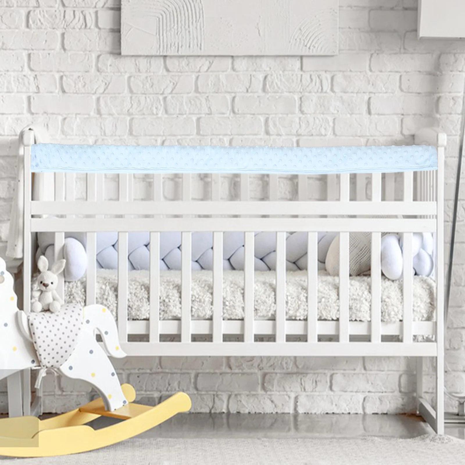 1Set Baby Leitplanke Weiche Anti-Kollision Baumwolle Krippe Abdeckung Schutz für Baby Bett Zahnen Ecke Schutz Hülse
