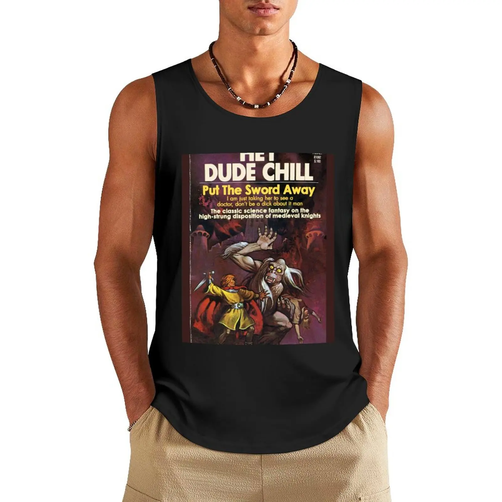 

Hey Dude Chill Tank Top gym shirt men t-shirts for men
