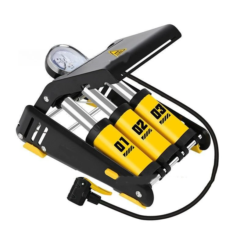 High pressure pump, labor-saving three-cylinder precision barometer, special for automobiles and motorcycles