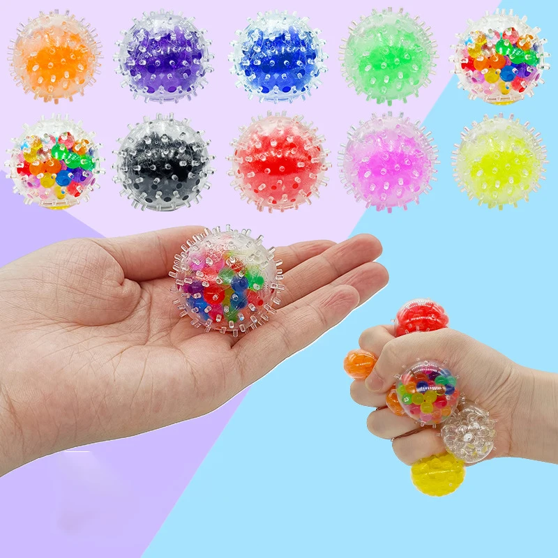 10/20/30/50 Stück SPR Weiche Gummi-Wasserperlen-Bälle, 3,5 cm Quetschbälle für Erwachsene, Traubenball-Spielzeug, Partyzubehör – Detail 4