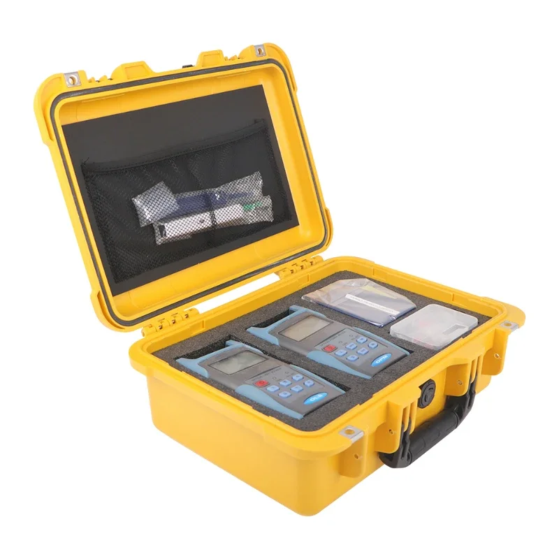 FCST210407 Optical Fiber Loss Test Tool Kit Including OPM Power Meter And OLS Light Source For Telecom Network Maintenance