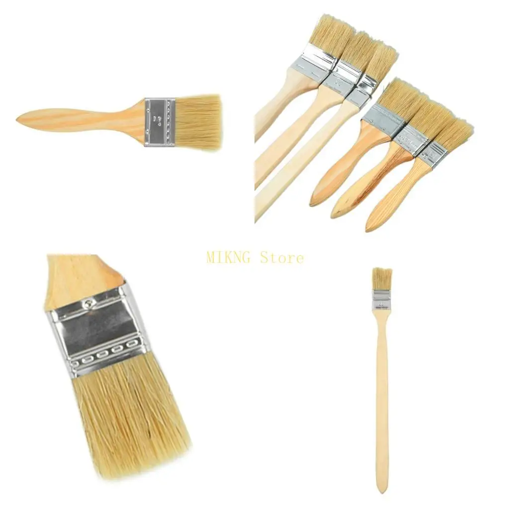 Artist Flat Paint Brush Paint Brush Large Paint Brush for Oil Acrylic Painting Watercolor Wall Decorating best sale
