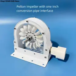 Efficient Pelton Hydraulic Turbine, Impact Hydraulic Runner Bucket Wheel Disc, Multipurpose DIY Hydraulic Generator