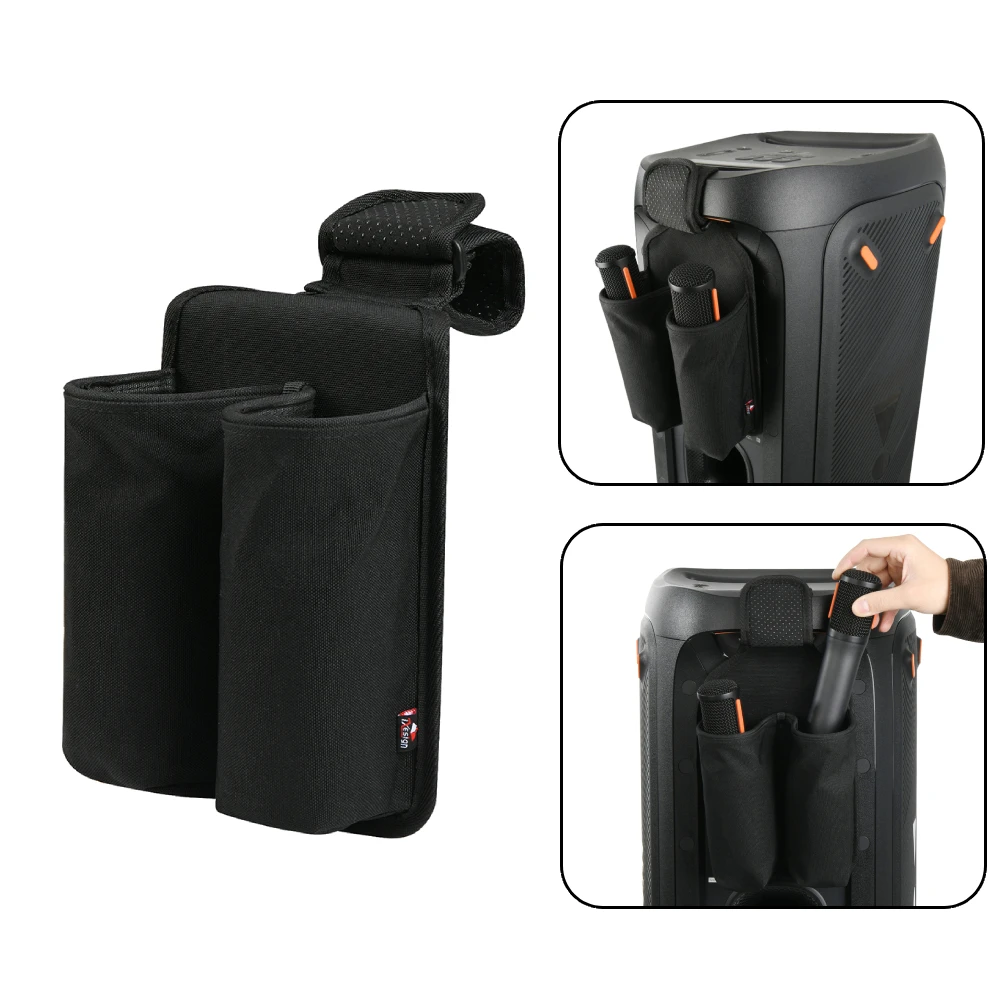 Pour JBL PartyBox 110/120 310/320 710 pour PartyBox Ultimate Microphone sac de rangement micro cintre Microphone �tui de transport accessoire