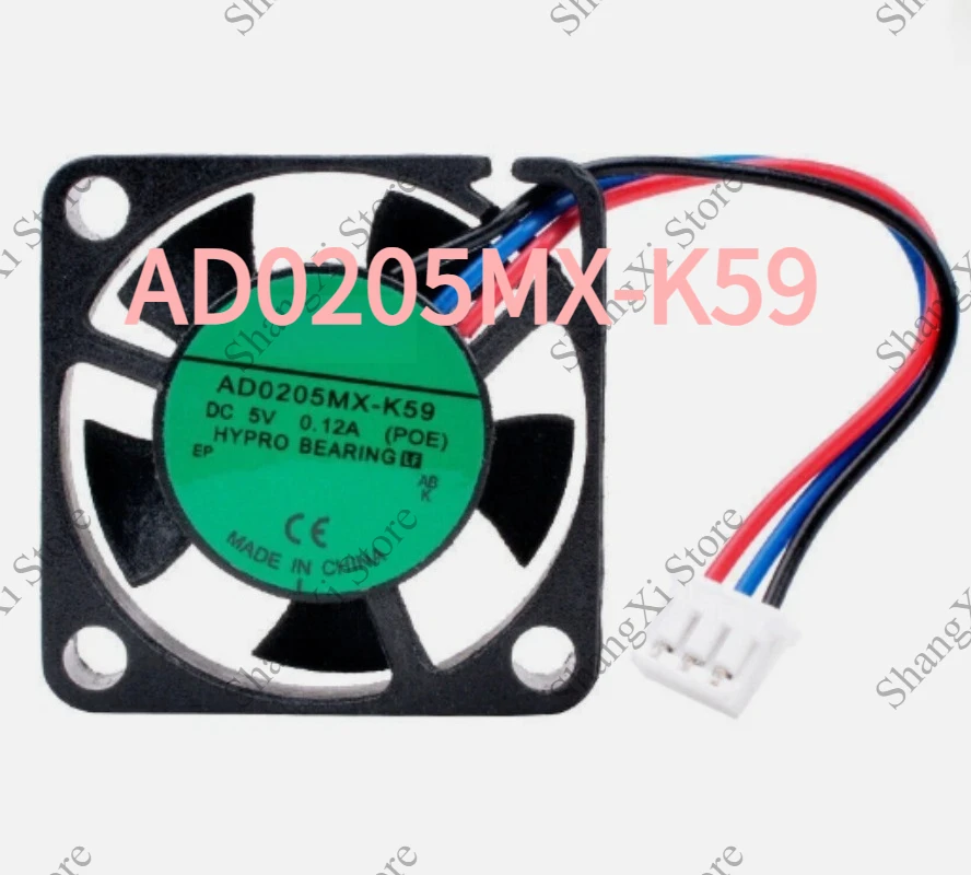 1PC Brand New AD0205MX-K59 DC5V 0.12A 3pin Micro Cooling Fan 25mm AD0205MXK59 Fast Transportation