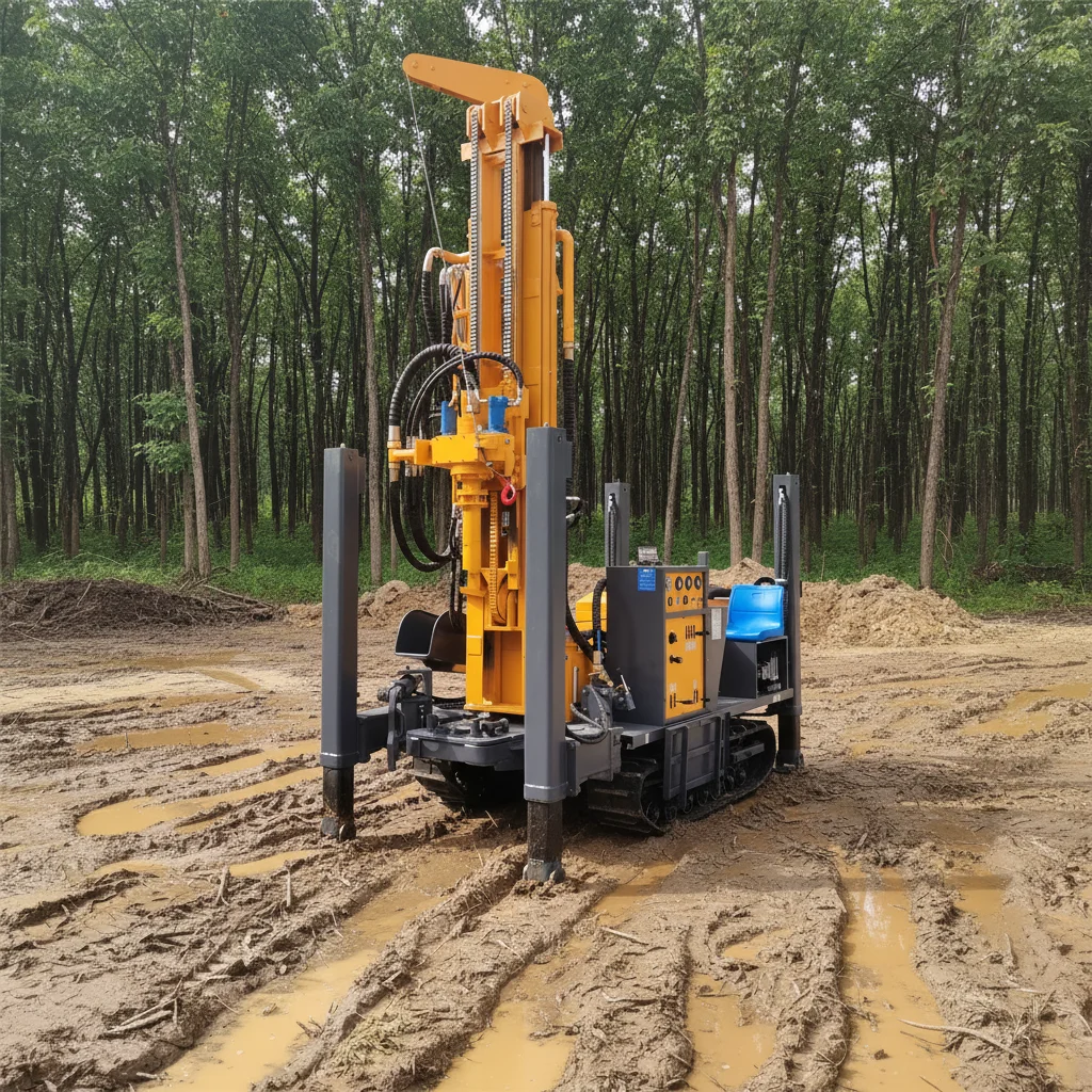 100m 200m 300m Drill Rig for Water Well 200m Perforadora Pozos Water Borehole Well Drilling Machine Drilling Rig Equipment