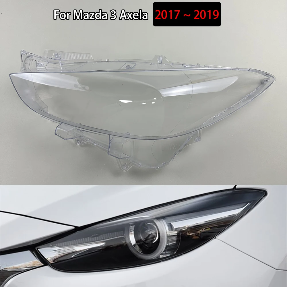 

Headlight Cover Headlamp Shell Transparent Lampshade Case Plexiglass Replace Original Lens For Mazda 3 Axela 2017 2018 2019