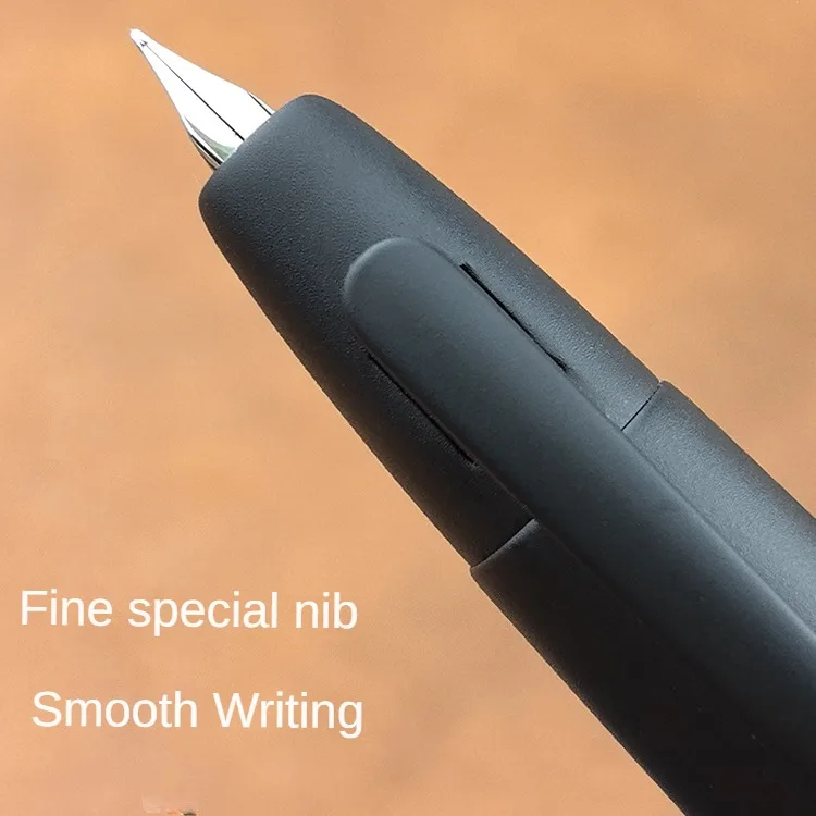 Nieuwe stijl JINHAO 10-pers metalen vulpen zwart/wit intrekbare EF/F-punt met clip en converter inkt schrijven geschenkpenset