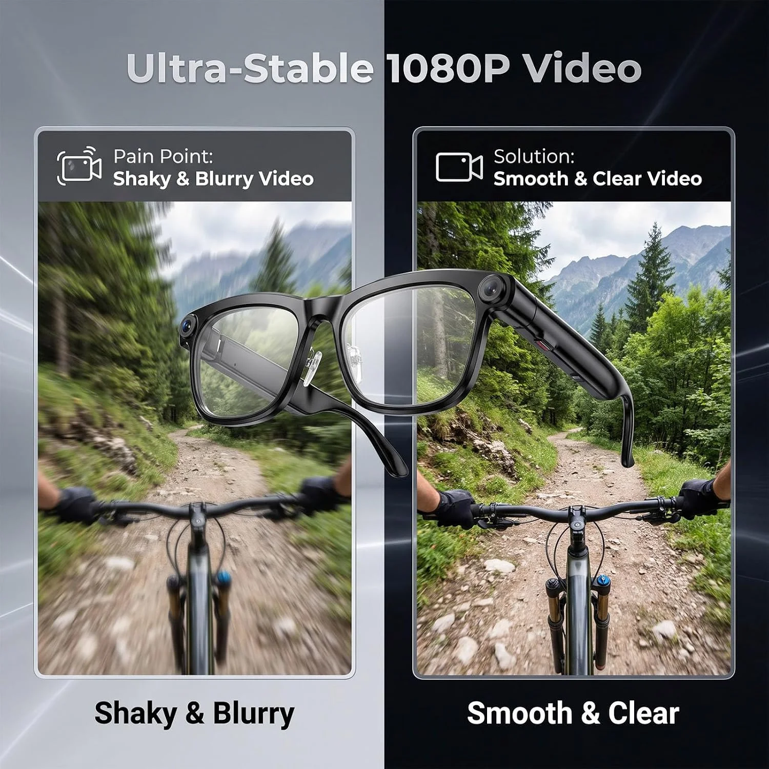 New Top1 Smart Glasses with 8M - Smart Glasses Lens ulasan dan harga