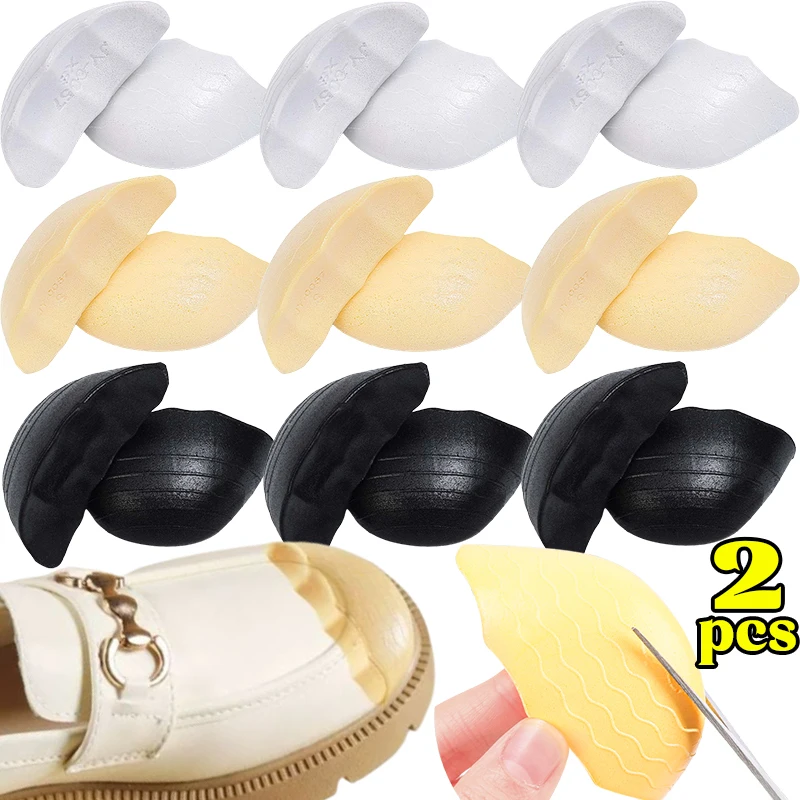 Sponge Forefoot Insert Pads Women Pain Relief High Heel Insoles Reduce Shoes Size Filler Protector Adjustment Shoe Accessories