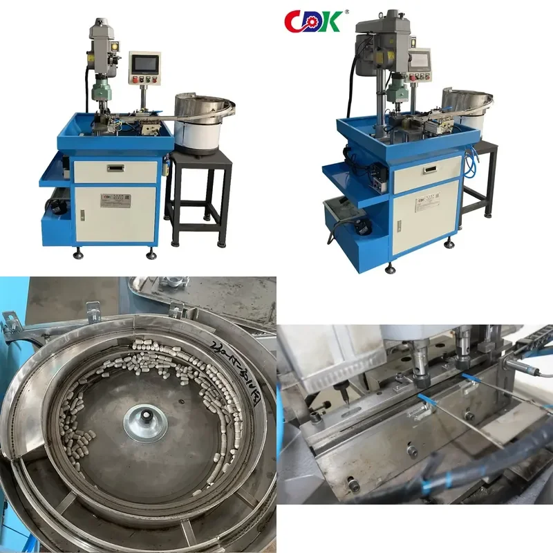 Hot Products T-type Automatic Tapping Machine Brass Terminal Tapping Machine PCB Wrlding Terminal Tapping Machine