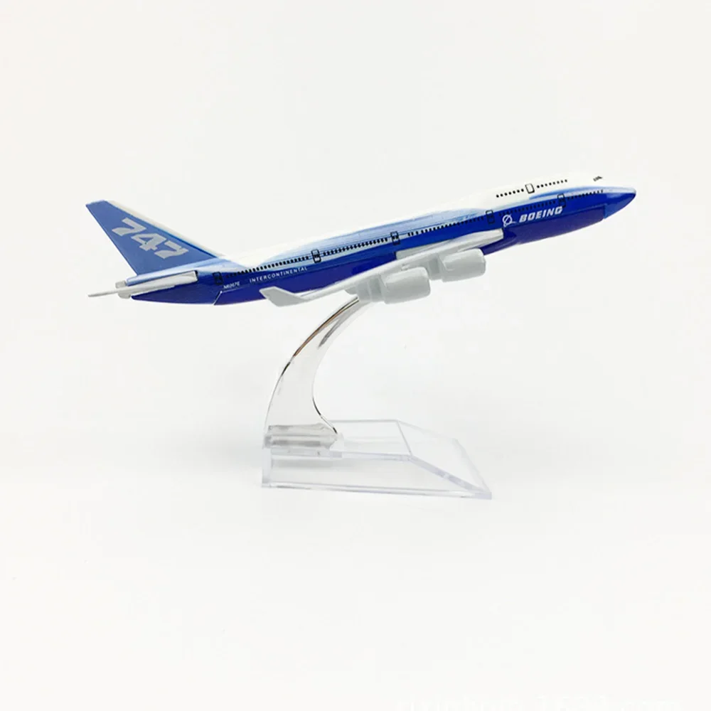 

1/400 Scale Alloy Aircraft Boeing 747 Prototype 16cm Alloy Plane B747 Model Toy Children Kids Gift for Collection