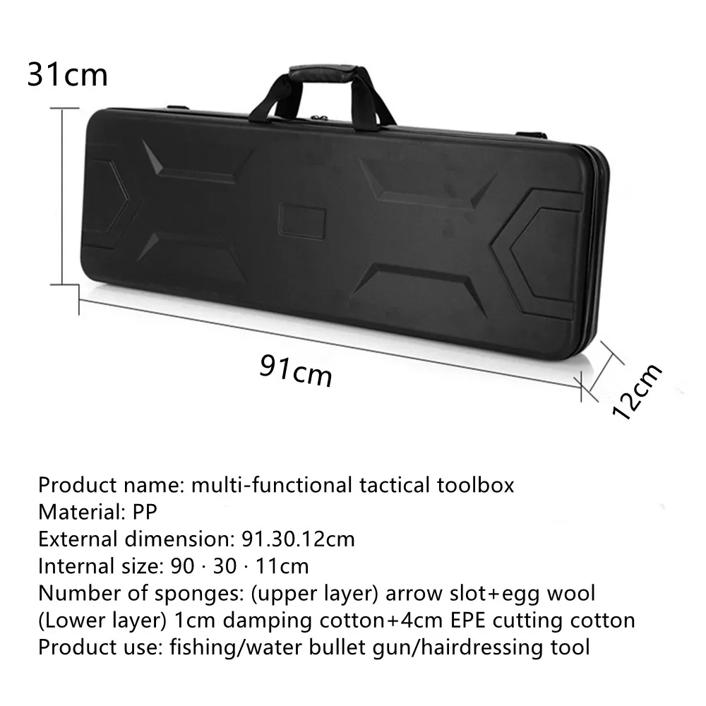 DULBOX-Valise d'Archer pour Matériel de Pêche, Boîte à Outils pour Pistolet, Arc, Flèche, Étui Cosmétique, Pack de Rangement, Sécurité, Antichoc, Sacs Imperméables