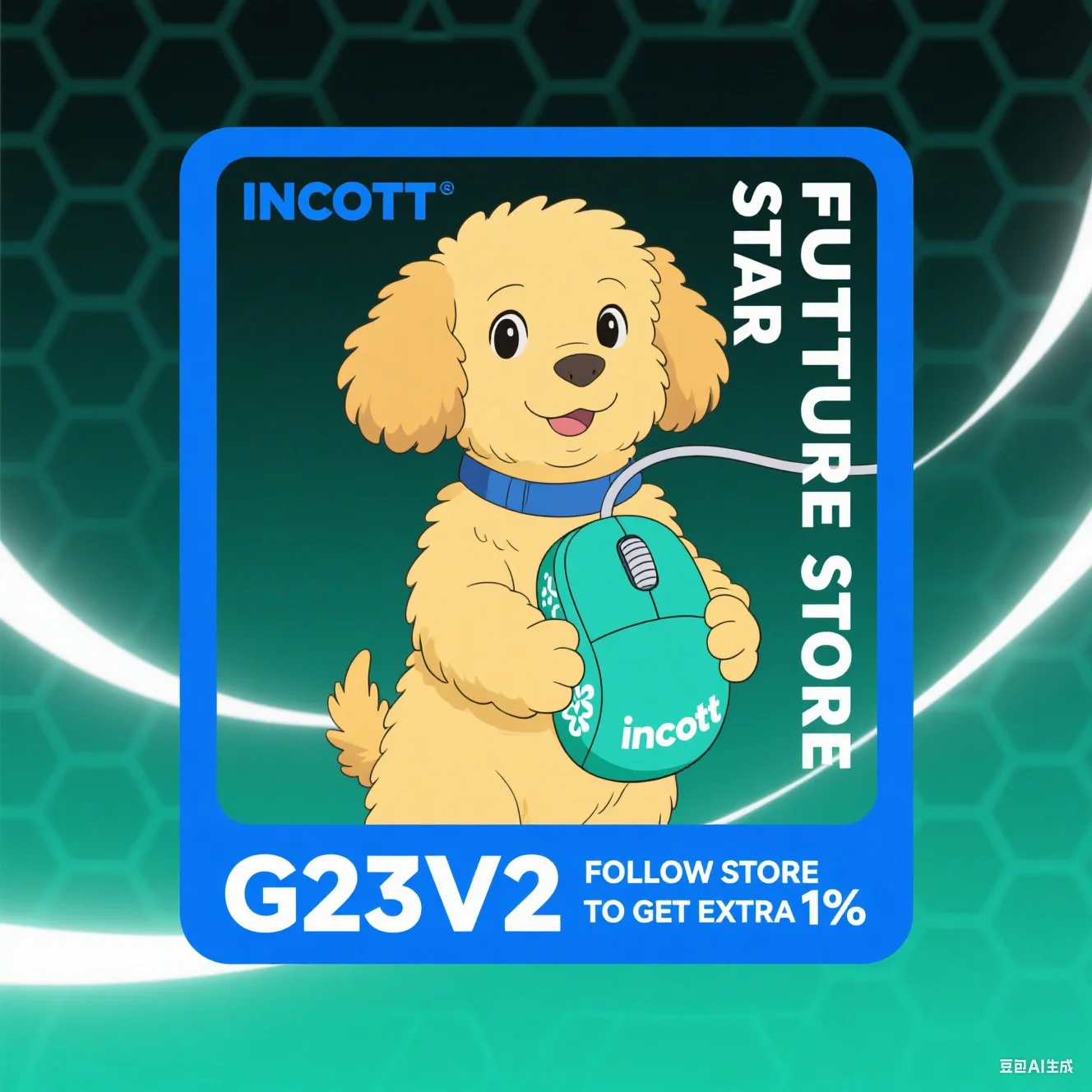 

Incott G23V2 Bluetooth-мышь, легкая беспроводная трехрежимная 8K для киберспорта, профессиональная компьютерная офисная мышь 2,4G, эргономичная PAW3395