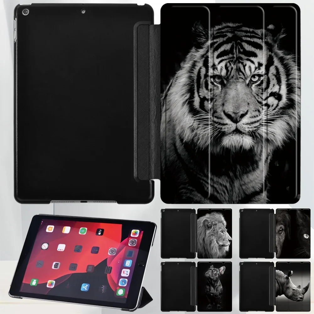 

Tablet Case for Apple IPad 2021 9th Generation 10.2 Inch Tablet Ultra-Slim Holder Tri-fold Case Cover for IPad 2021 9th