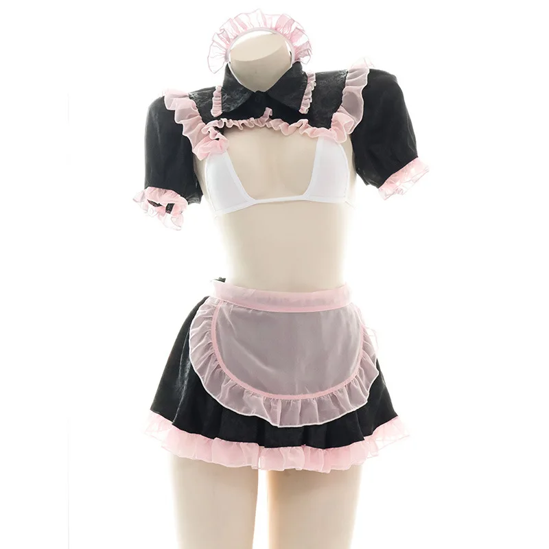 Lingerie d'Infirmière Lolita pour Femme, Sous-Vêtements Sexy pour Fans de DALTol, Cosplay, Uniforme de Demoiselle d'Honneur, Costumes d'Halloween, 7. 0 18 +