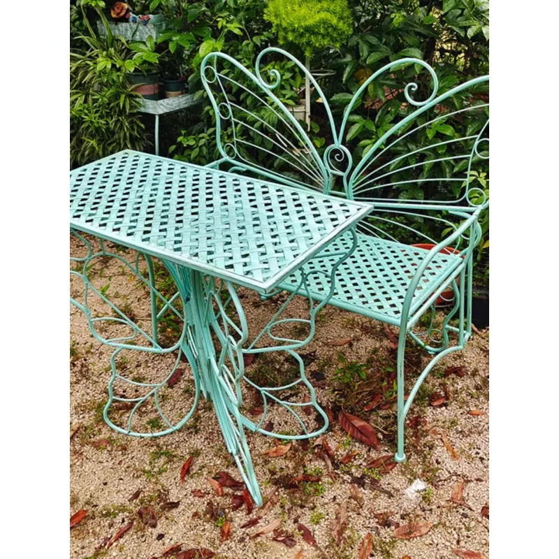 Park bench, home back chair, sofa outdoor table and chair, courtyard small table, chair, chair,table combination