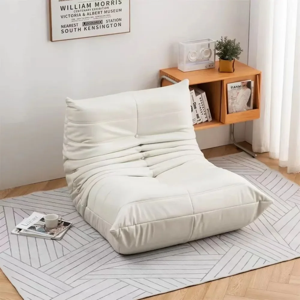 Caterpillar lazy sofa can lie down and sleep, balcony lounge chair, bedroom minimalist small apartment rental house single sofa