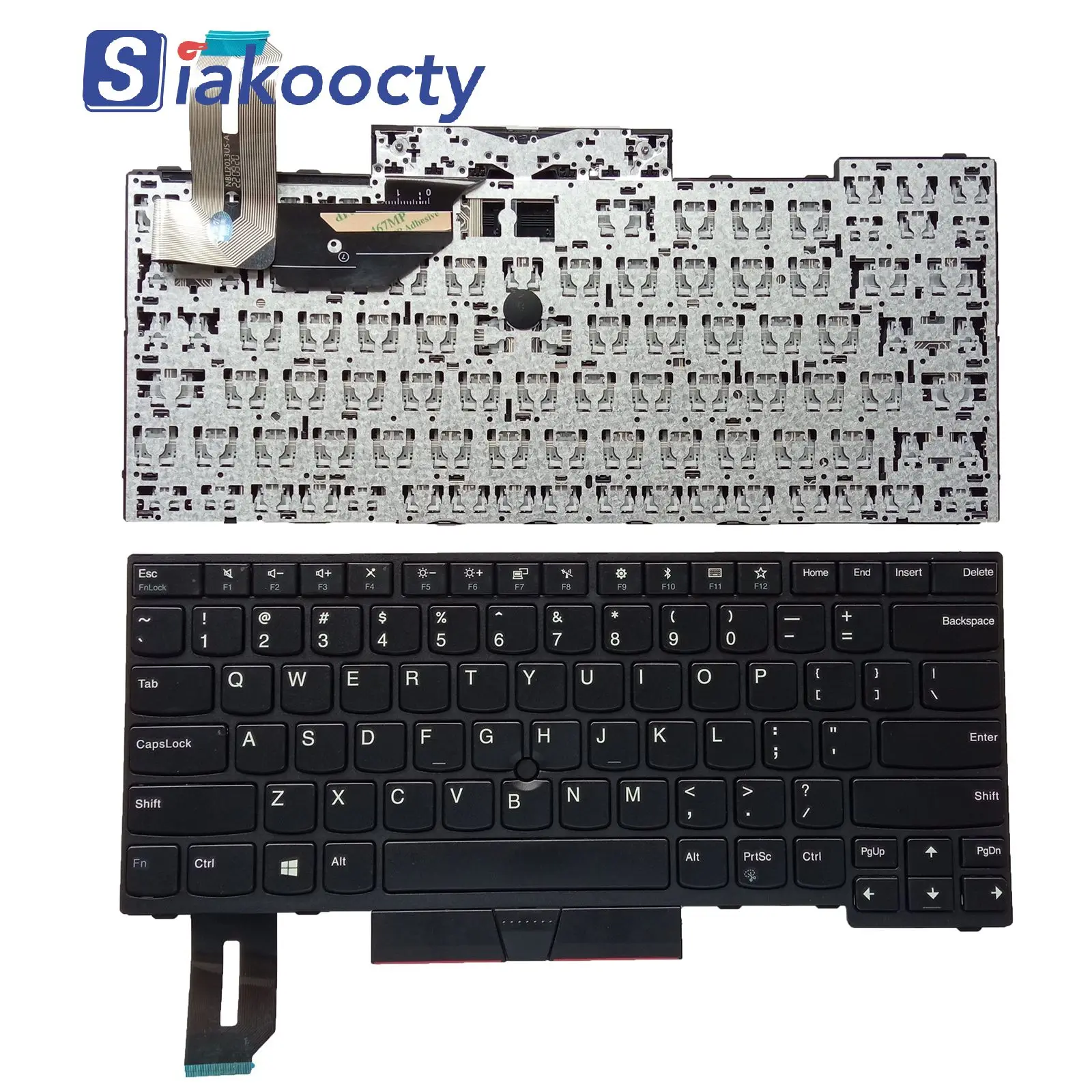 US New For Lenovo Thinkpad L480（20LS 20LT ）L490（20Q5 20Q6) keyboard