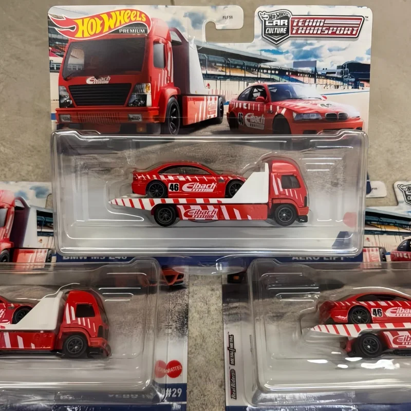 

Оригинальный набор Hot Wheels Transport Fleet, серия BMW M3, ограниченная серия, модели автомобилей из сплава, игрушки, подарки ﻿ Коллекция игрушек-сюрпризов