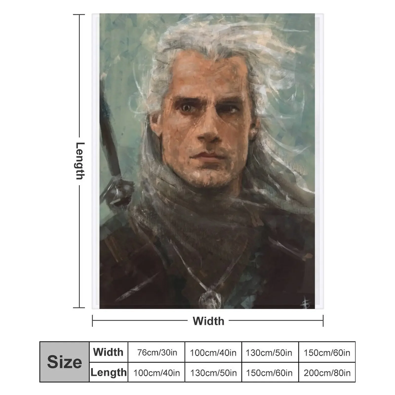 هنري كافيل - جيرالت أوف ريفيا بطانية سرير سرير صيفي عصري بطانيات قطيفة أشعث #6