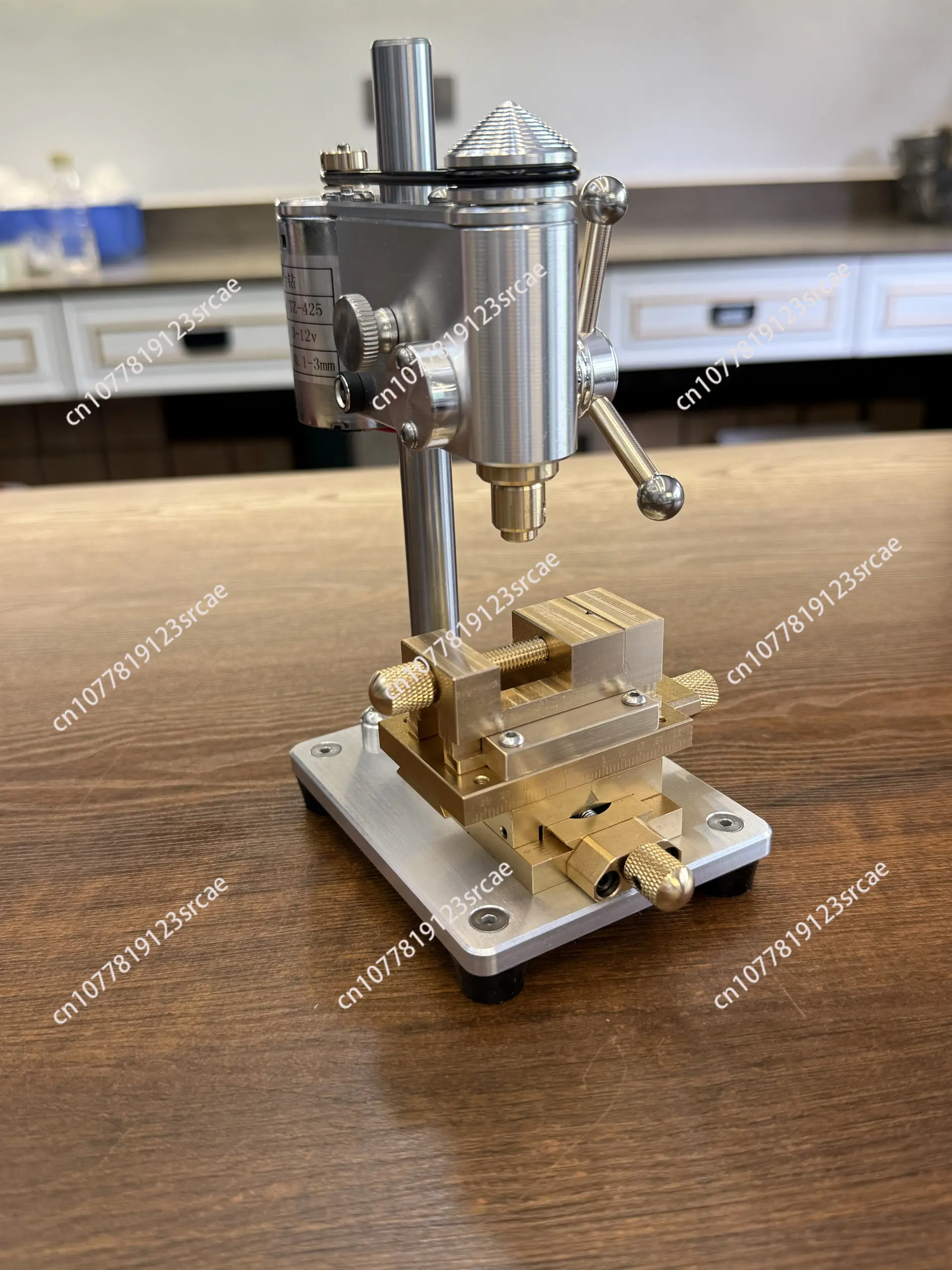 XY Axis Dovetail Guide Miniature Positioning Stage Adjustable Micro Cross Slide Vise For Precision Instrument Testing - view 4