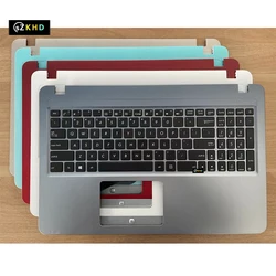 New For X540U X540L A540U R540U F540U FL5700 VM520U Laptop C Shell Keyboard Beael Top Case NO Touch Pad Palmrest Upper Case
