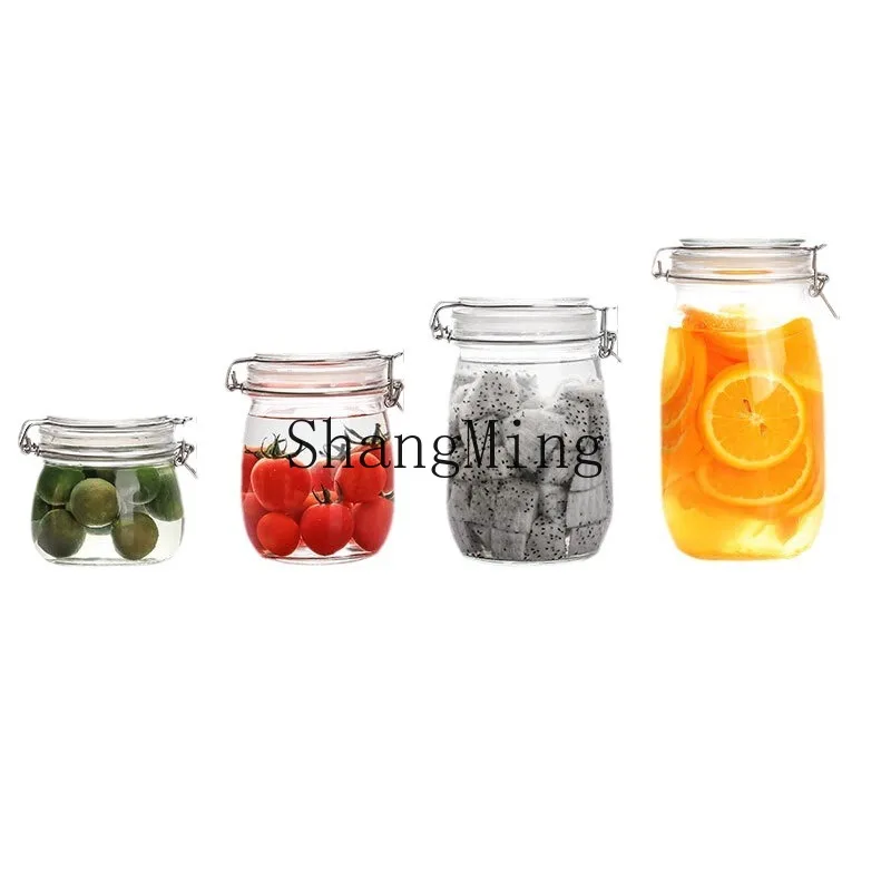 

DSA Sealed Storage Jar Snack Enzyme Bottle Honey Lemon Passion Fruit Storage Jar Kit
