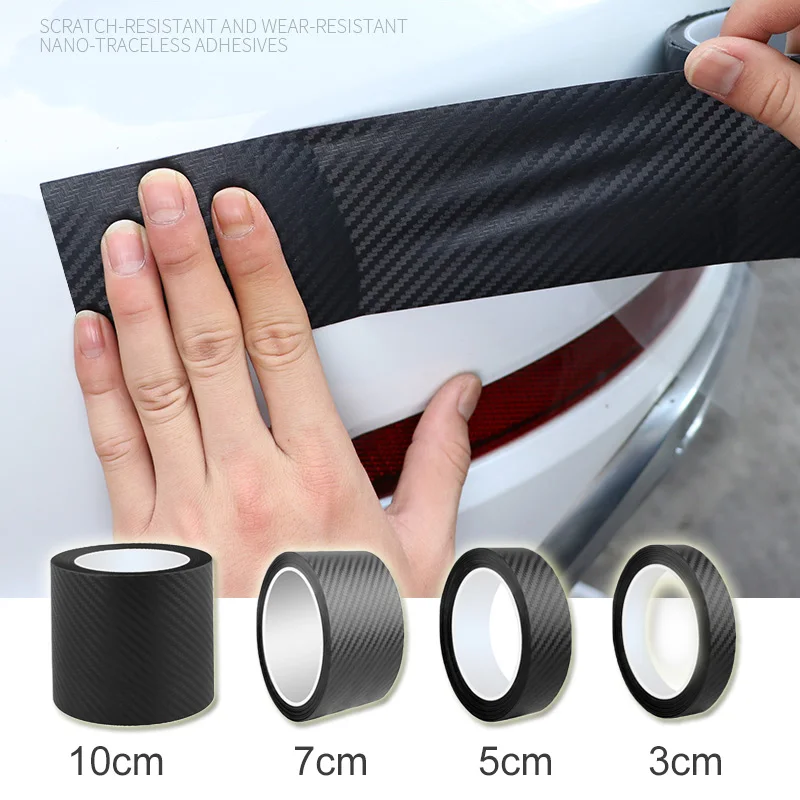 

Anti-Collision 3D Carbon Nano Car Door Protector Stickers Anti Scratch Tape Auto Trunk Sill Film Door threshold Strip Accessory