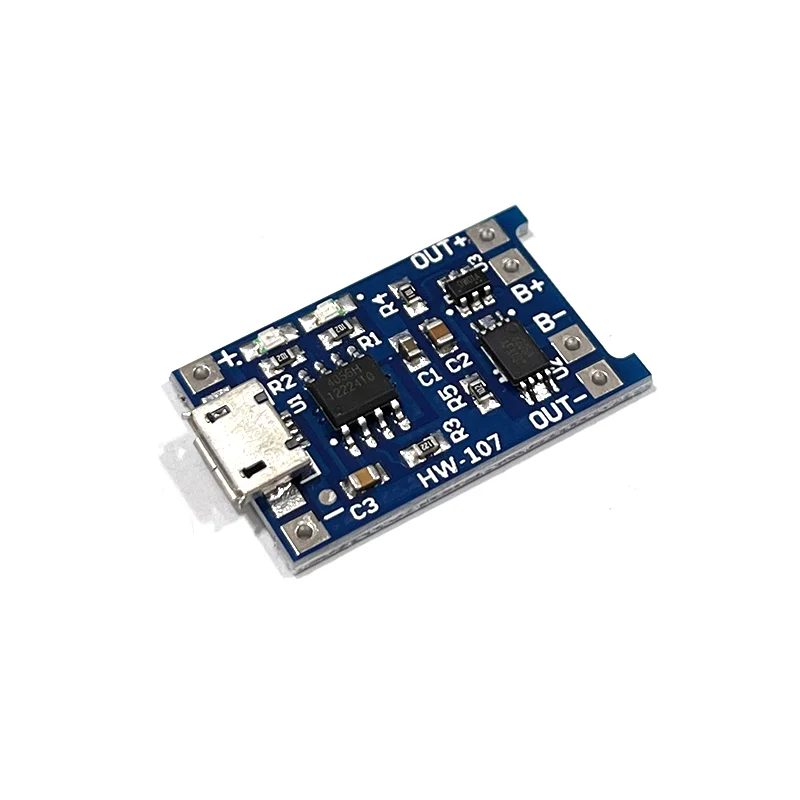 50PCS USB Lithium Battery Charger Module 3.7-4.2V Charging Board With