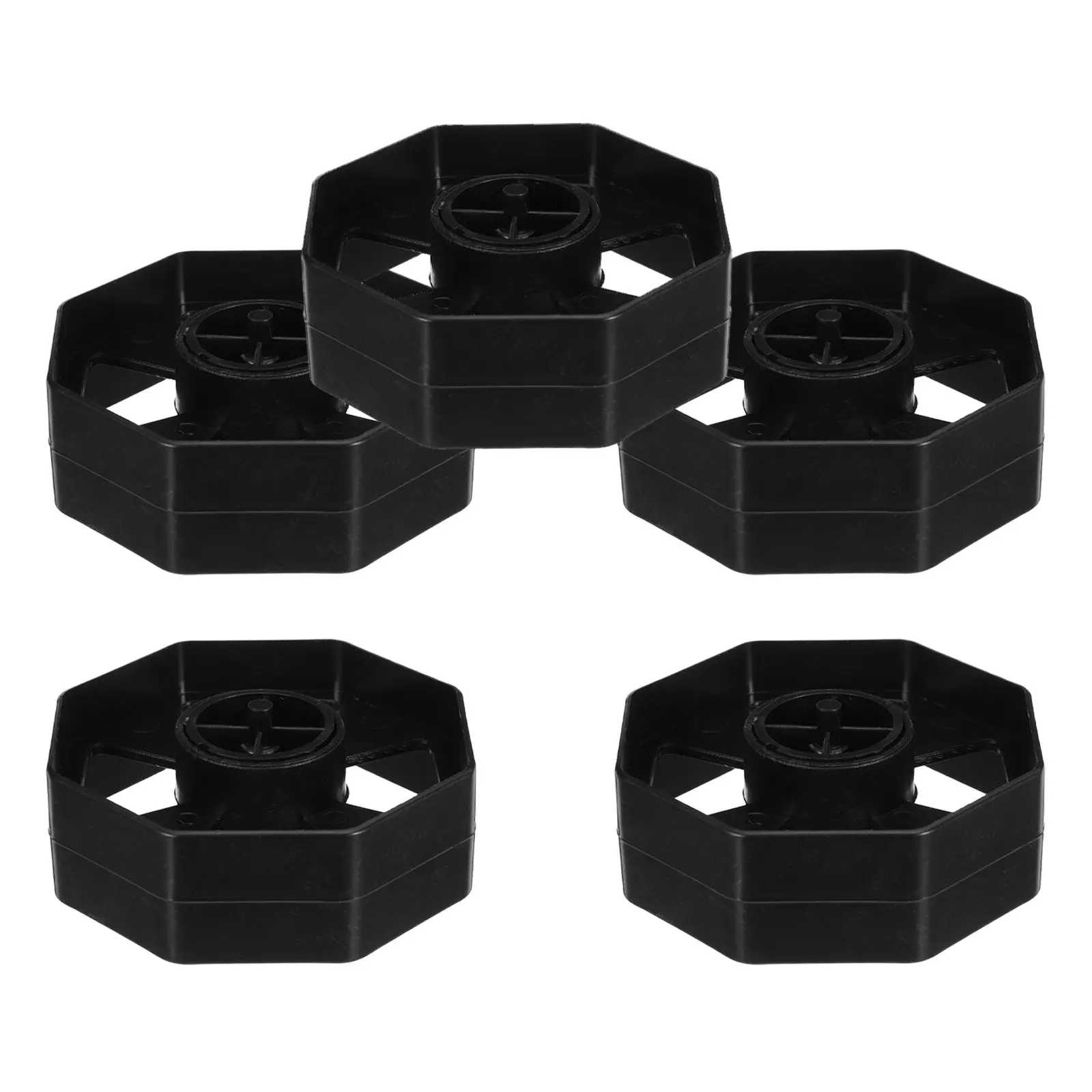5Set Desktop Tape Dispenser Plastic Roll Inner Wheel Insert Office School Shop Tape Replacement Accessory